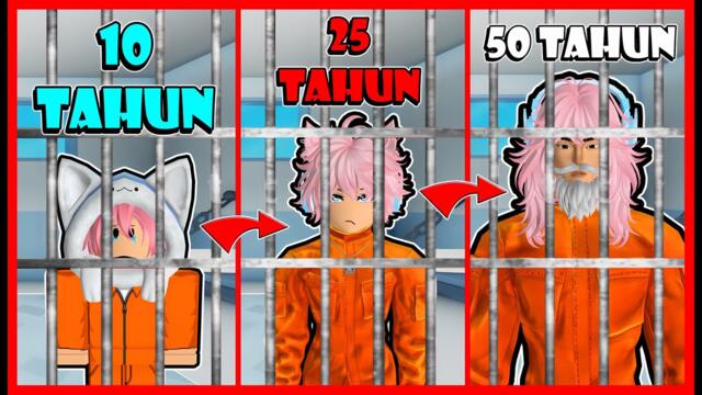 ATUN & MOMON BERTAHAN 50 TAHUN DI PENJARA DAN KABUR !! Feat @sapipurba Roblox