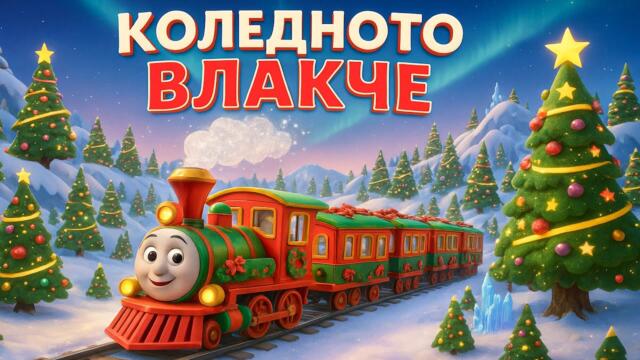 Коледното Влакче | Детски Коледни Песни 🎄