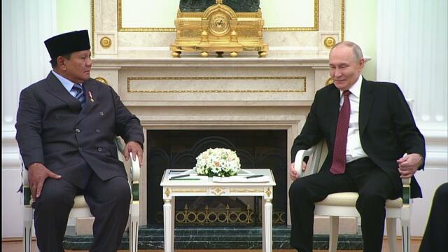 Кремъл, Русия - Путин - Российско-индонезийские переговоры