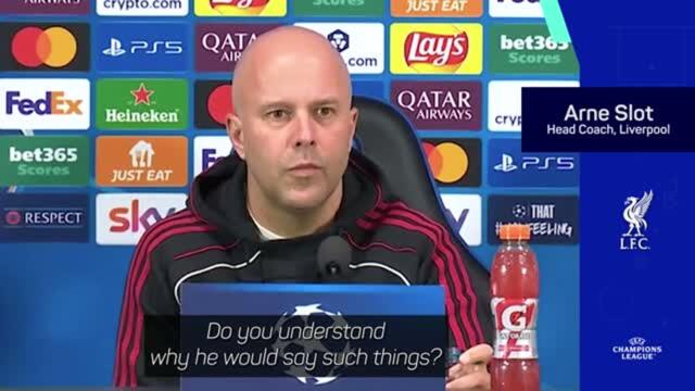 Slot and Alisson confused by Salah's 'thrown under the bus' comment