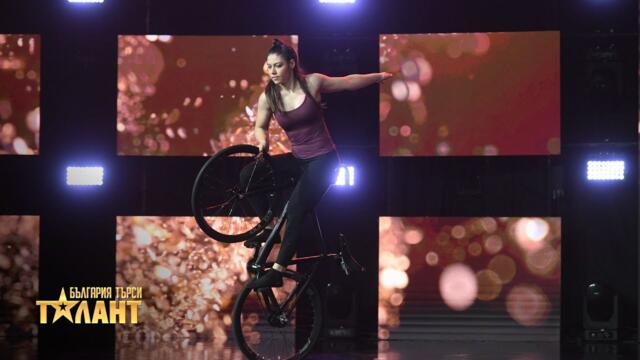 Страхотни умения на велосипед от София Райхерт I България търси талант