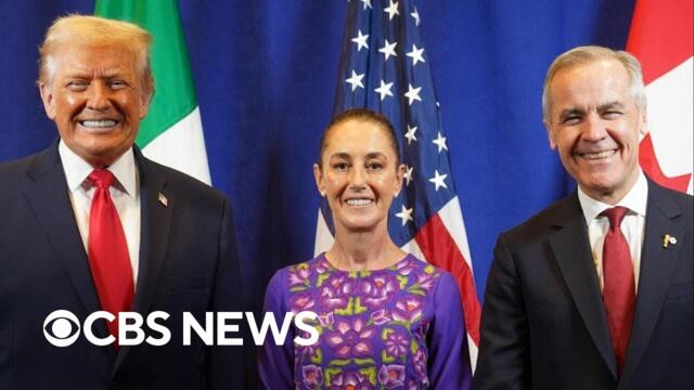 Trump meets with leaders of Mexico, Canada at FIFA Men's World Cup drawing