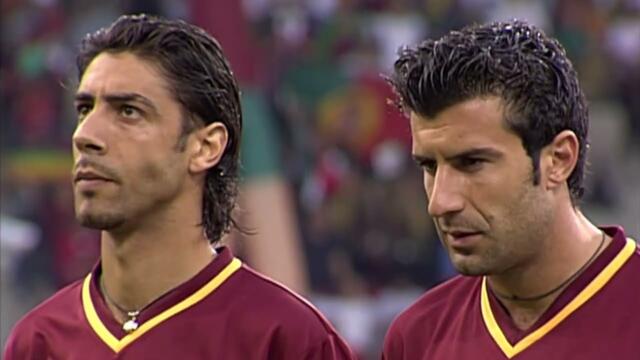 Rui Costa & Luis Figo SHOW vs England - Euro 2000