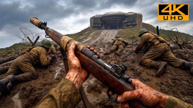 Uphill Assault On German Bunker D-Day | Ultra Graphics Gameplay [4K UHD 60FPS] Call of Duty