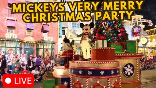 🔴 Live: Mickey's Very Merry Christmas Party Stream   -  Walt Disney World 12.11..2025 2025-12-12 04:01