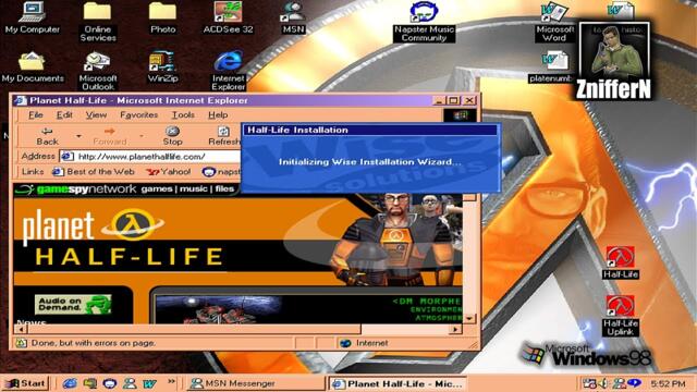 Half-Life Install 1999