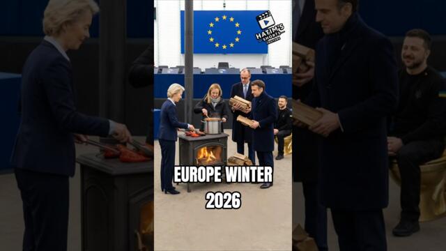 Zelensky delivers firewood to EU Parliament — Macron, Merz, Meloni & Ursula jump in🔥