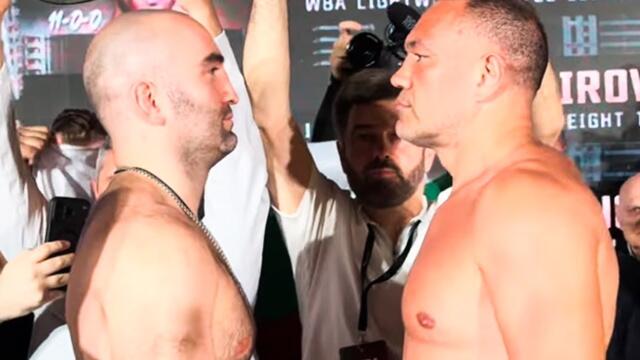 Kubrat Pulev vs Murat Gassiev FULL WEIGH-IN & FACE OFF