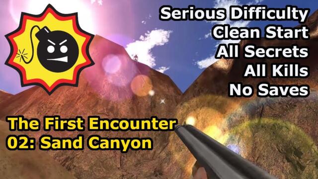 Serious Sam: The First Encounter - 02: Sand Canyon (Serious 100%)