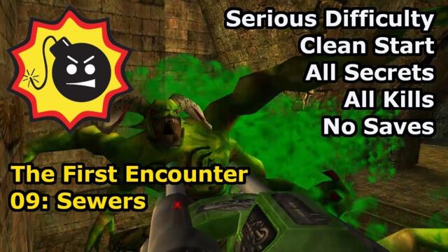 Serious Sam: The First Encounter - 09: Sewers (Serious 100%)