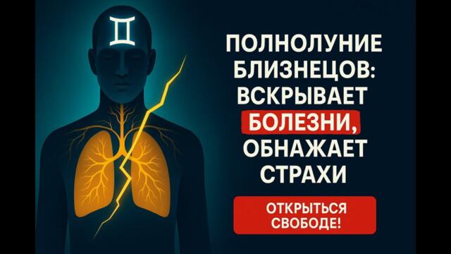 #полнолуние #Близнецов: как одно астрособытие вскрывает болезни, страхи и путь к свободе