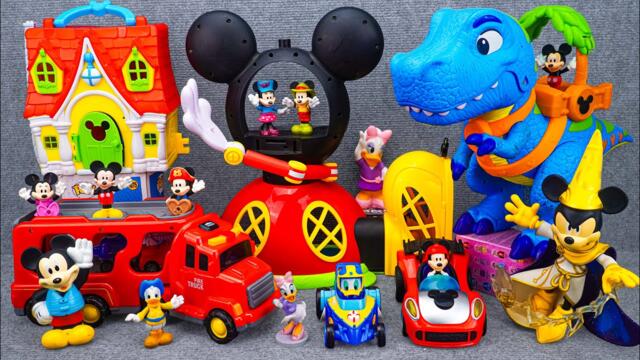 Satisfying with Unboxing Mickey Mouse Big Dinosaur Playset | Review Toys ASMR