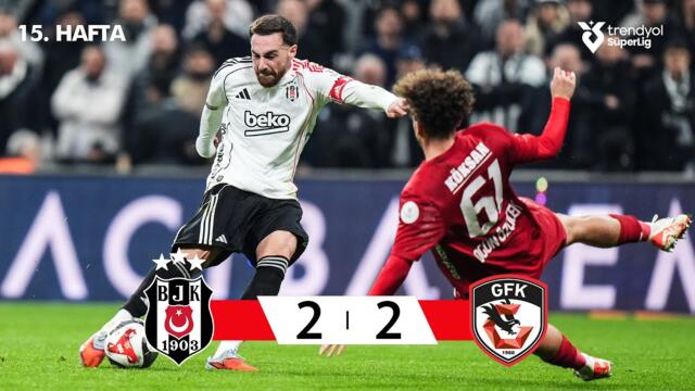 Beşiktaş (2-2) Gaziantep FK - Highlights/Özet | Trendyol Süper Lig - 2025/26
