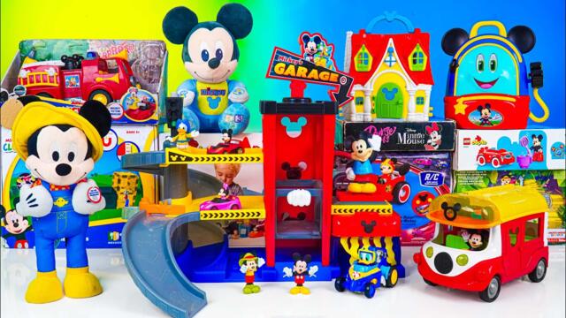 Satisfying with Unboxing Disney Mickey Mouse Garage Playset | Review Toys ASMR