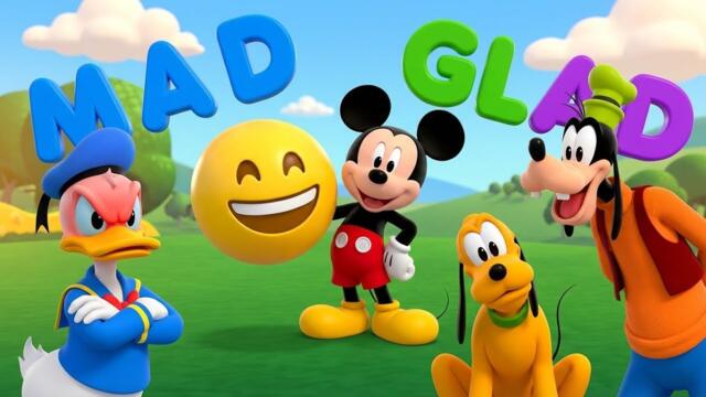 Mickey Mouse Clubhouse Full Episodes Mickey’s Funny Face Contest 🤪🎭  Feelings & Spelling Adventure