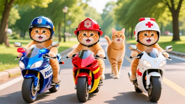 Mama Cat Trims Fur on the Farm and Makes Tiger Hat For Kittens At Home🐾🎩🐯