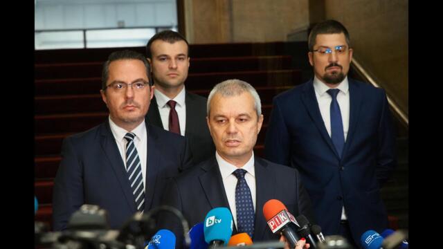 Костадинов: Настояваме България да не бъде вкарвана в еврозоната