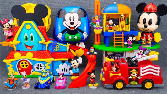 Satisfying with Unboxing Disney Mickey Mouse Jumbo Fun House Playset | Review Toys ASMR