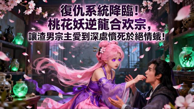 【甜宠BG】復仇系統降臨！桃花妖逆襲合欢宗，讓渣男宗主愛到深處慘死於絕情蠱！#熱門漫畫短劇！ #漫畫 #一口氣看完 #漫画短剧