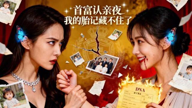 【FULL】首富認親夜，我的胎記藏不住了🔥#李艾笑 耳後蝴蝶胎記揭穿身世謊言！假千金瘋狂掩飾，真千金隱忍二十年攜DNA逆襲。首富家族暗戰，當血緣真相撕裂僞裝，誰才配坐上繼承人寶座？[JDDJ]