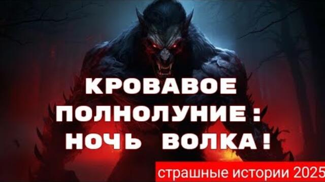 КРОВАВОЕ ПОЛНОЛУНИЕ: ночь волка! Ужасы и мистика на ночь!