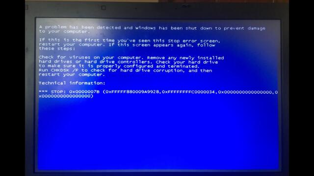 My Laptop is Restarting with Startup Blue Screen :: Solution