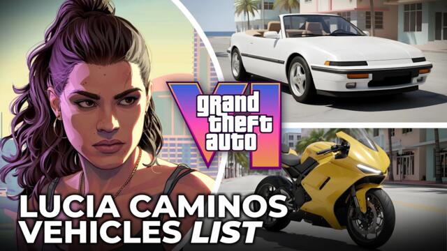 GTA 6: Lucia Camino's Personal Vehicles  Protagonist and Characters Content