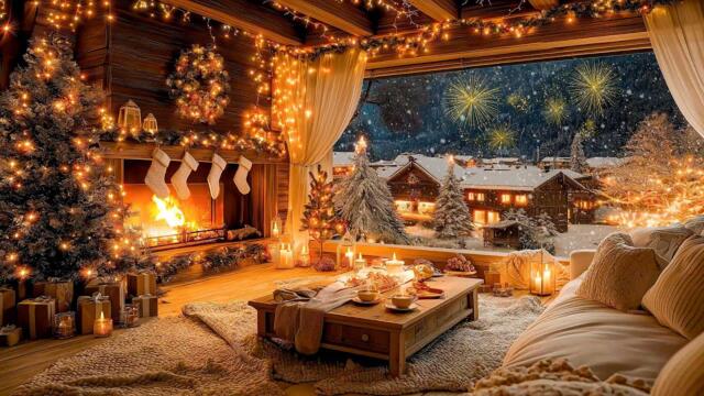 🎄Cozy Christmas Cabin 24/7🔥Instrumental Christmas Music With Fireplace❄️Relaxing Christmas Ambience 2025-12-18 17:12