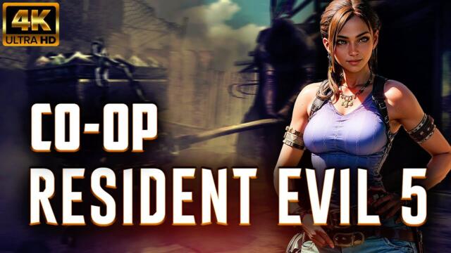 🔥 Resident Evil 5 4K Texture Pack AI-Enhanced 🔥 Coop 60 Fps​ @CRAZYIVANRus  Mod by  @evgesha_jk