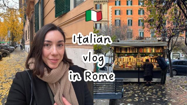 Italian vlog: momenti di vita quotidiana a Roma a dicembre (Subtitles)