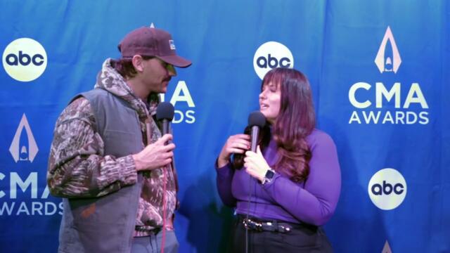 Tucker Wetmore at the CMA Awards