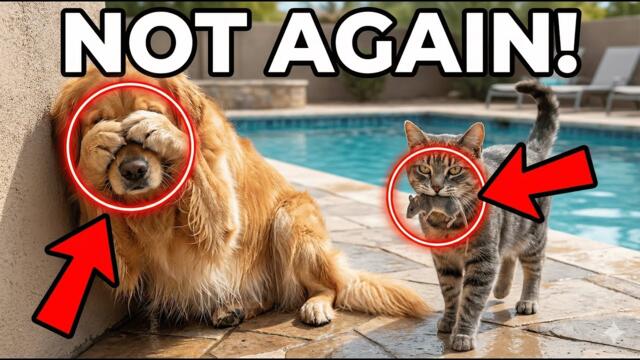 Dog Freaks Out When Cat Brings a Mouse! 🤣 | Hilarious Pet Prank