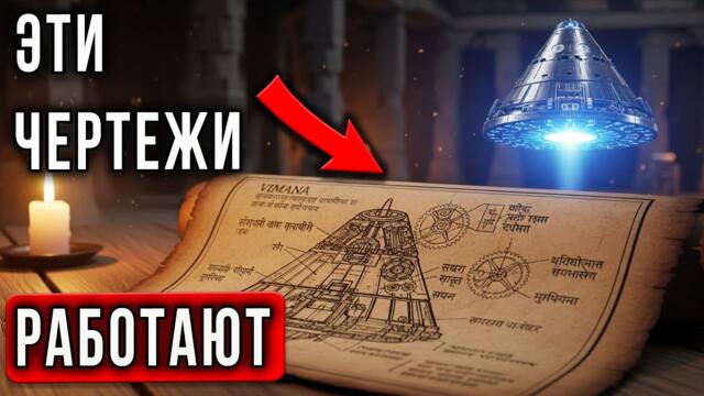 🔴 ТЕХНОЛОГИИ БОГОВ: Чертежи Виманов, которые реально летают.
