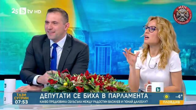 Радостин Василев сипва обилно с големия черпак... Храни Радостине, храни!