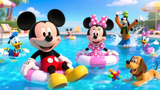 🐭🏊‍♂️ Mickey Mouse & All Friends’ Big Happy Pool Adventure 🌈💦