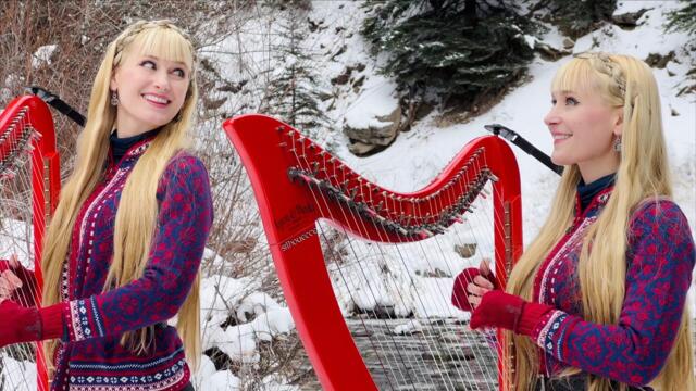 Silent Night, Holy Night (Harp Twins) - Official Music Video
