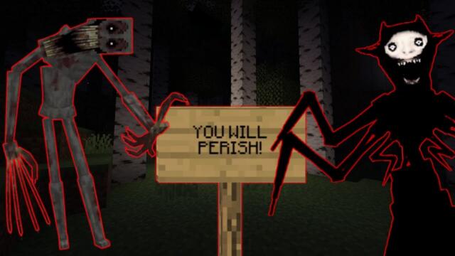 Minecraft, but there's 10+ HORROR Mods...