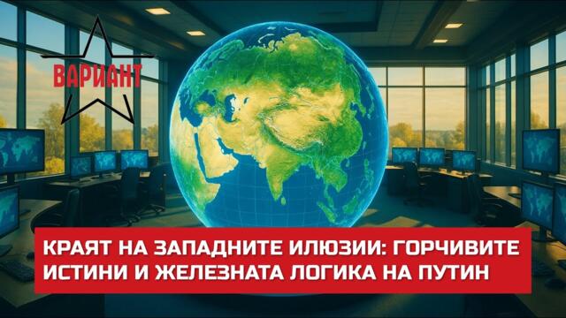 КРАЯТ НА ЗАПАДНИТЕ ИЛЮЗИИ: ГОРЧИВИТЕ ИСТИНИ И ЖЕЛЕЗНАТА ЛОГИКА НА ПУТИН,  Вариант #732