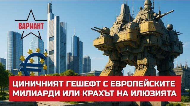 ЦИНИЧНИЯТ ГЕШЕФТ С ЕВРОПЕЙСКИТЕ МИЛИАРДИ ИЛИ КРАХЪТ НА ИЛЮЗИЯТА,  Вариант #733