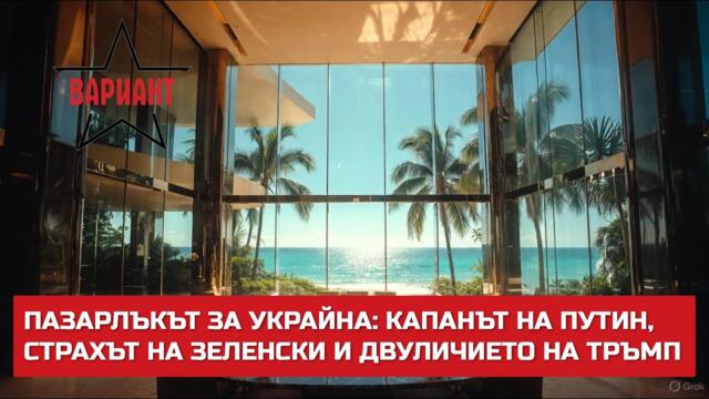 ПАЗАРЛЪКЪТ ЗА УКРАЙНА: КАПАНЪТ НА ПУТИН, СТРАХЪТ НА ЗЕЛЕНСКИ И ДВУЛИЧИЕТО НА ТРЪМП,  Вариант #734