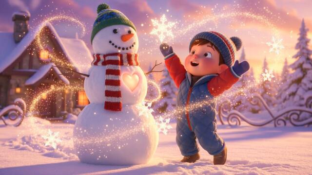 Снежко пак дойде | Вълшебна зимна детска песен ❄️