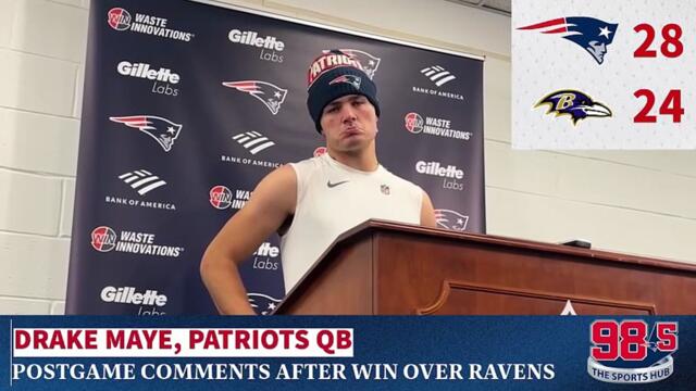 Drake Maye Postgame Comments