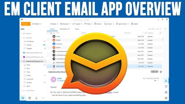 The Free eM Client Email App Overview & Demonstration