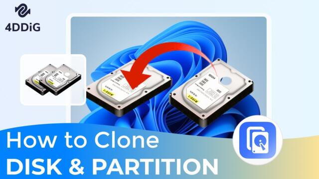 [4DDiG Disk Copy User's V1 Guide] How To Clone Disk Or Partition? | BACKUP & MIGRATE DISK DATA