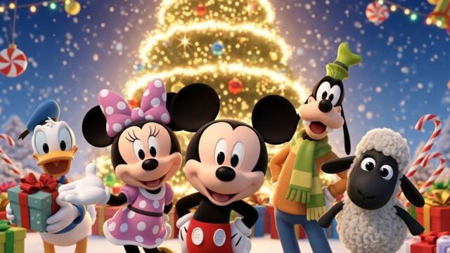 Mickey Mouse & Friends Christmas Adventure | Baba Black Sheep Holiday Story |  Cartoon for Kids