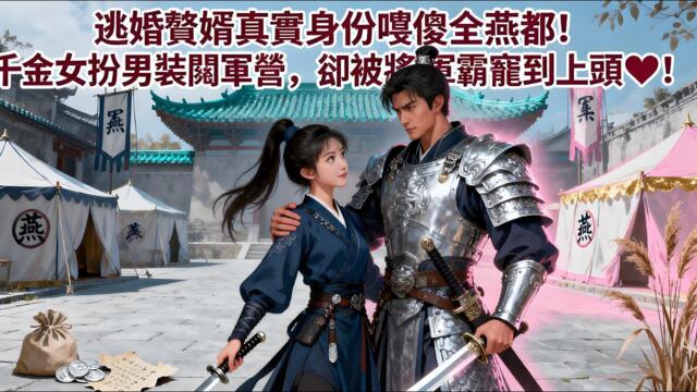 【甜宠BG】逃婚贅婿真實身份嚇傻全燕都！千金女扮男裝闖軍營，卻被將軍霸寵到上頭❤️！#熱門漫畫短劇！ #漫畫 #一口氣看完 #漫画短剧