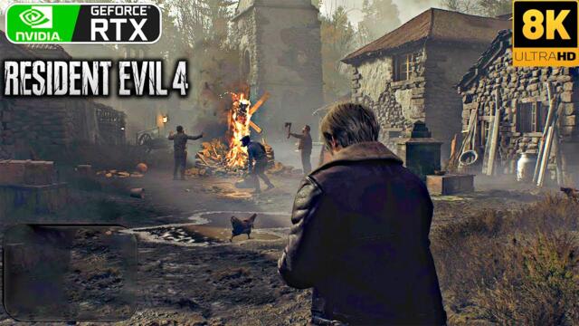 Resident Evil 4 Remake Looks INSANELY REAL in 8K | RTX 5090 Ultra Graphics
