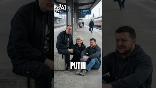 Merz & Ursula Wanted to Help — Until They Saw Putin 😂 #funny