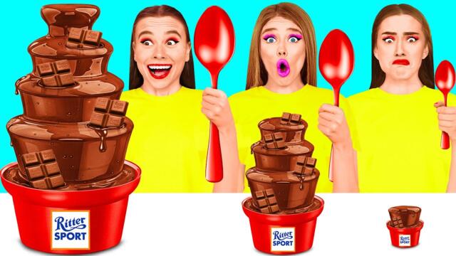 Предизвикателство за Голяма, Средна и Малка Чиния | Страхотни Кулинарни Рецепти BaRaDa Challenge