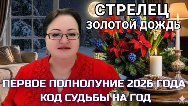 СТРЕЛЕЦ Полнолуние 3 января 2026. Большие деньги и глубокие чувства. Финансовый аудит Луны.